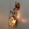 Flower Crystal Wall Light or Sconce from Palwa 11