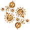 Flower Crystal Wall Light or Sconce from Palwa 2
