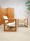 Mid-Century Diana Leinen Safari Stühle von Karin Mobring für Ikea, 2er Set 3
