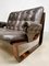 Mid-Century Vintage 2-Seater Brown Leather Sofa from Coja 6