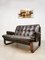 Mid-Century Vintage 2-Seater Brown Leather Sofa from Coja, Image 4