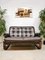 Mid-Century Vintage 2-Seater Brown Leather Sofa from Coja 1