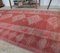 Red Vintage Turkish Hand-Knotted Wool Carpet 5