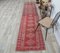Red Vintage Turkish Hand-Knotted Wool Carpet, Image 2