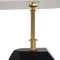 Lámpara de mesa Mid-Century de cristal de Murano morado, años 50, Imagen 3