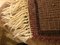 Alfombra turca beige marrón y beige tejida a mano, años 70, Imagen 11