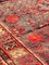 Handgemachter Roter Granatapfel-Teppich, 1900er 8