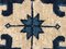 Blue and White Lotus Flower Chinese Rug, 1850s, Image 10