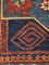 Blaugelber Roter Geometrischer Teppich, 1870er 3