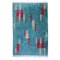 Turquoise and Red Hand Knotted Rug by Zeki Muren, 1950s, Image 1