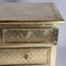Vintage Brass Plated Commode 7