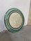 Italian Fontana Arte Style Illuminated Wall Mirror in Round Green Murano Glass Frame, 1970s, Image 2