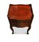 French Cherrywood Bedside Cabinet with Brass Handles and Cabriole Legs, Image 2