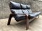 Scandinavian Wood and Leather Sofa 18