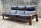 Scandinavian Wood and Leather Sofa 22
