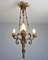 Antique French Bronze Ceiling Lamp, Image 12
