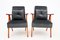 Polish Armchair & Footrest by H. Lis, 1960s, Set of 2, Image 1