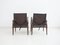 Vintage Leather Safari Chairs by Wilhelm Kienzle, Set of 2 5