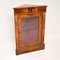 Antique Victorian Inlaid Walnut Corner Cabinet 3