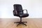 Leather and Wood Conference Chair from Stoll Giroflex, 1960s 1