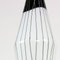 Czechoslovakian Brussels Era Black & White Ceiling Lamp, 1960s 3