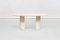 Italian Sculptural Travertine Dolmen Dining Table from Cappellini, 1970s 3