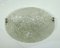 Vintage Ice Glass Ceiling Lamp, 1960s, Image 1