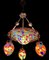 Liberty Style Glass Mosaic Chandelier, 1920s, Image 3