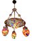 Liberty Style Glass Mosaic Chandelier, 1920s, Image 2