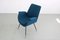 Blauer Sessel von Gastone Rinaldi für Kvadrat, Italien, 1950er 15