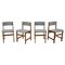 Danish Teak Dining Chairs, 1960s, Set of 4, Image 1