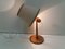 Lámpara de mesa ajustable vintage, años 50, Imagen 2