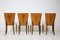 Model H-214 Dining Chairs by Jindřich Halabala, Set of 4 4