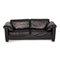 DS 17 Black Leather Sofa from de Sede 7