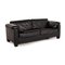 DS 17 Black Leather Sofa from de Sede 6