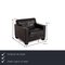 DS 17 Black Leather Armchair from de Sede 2