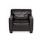 DS 17 Black Leather Armchair from de Sede 7