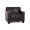 DS 17 Black Leather Armchair from de Sede 1
