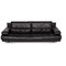 6500 Black Leather Sofa by Rolf Benz 9