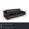 6500 Black Leather Sofa by Rolf Benz, Image 2