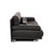6500 Black Leather Sofa by Rolf Benz 10