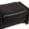 DS 17 Black Leather Stool from de Sede, Image 3