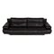 Rolf Benz 6500 Black Leather Sofa 8