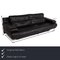 Rolf Benz 6500 Black Leather Sofa, Image 2