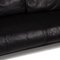 Rolf Benz 6500 Black Leather Sofa 4