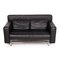 Quarta Black Leather Sofa from COR 7