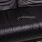 Quarta Black Leather Sofa from COR 4