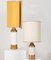 Bitossi Lamps with Custom Made Shades by Rene Houben, Set of 2 5