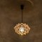 Amber Bubble Glass Pendant Light by Helena Tynell for COR, 1960s, Set of 6 14