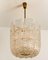 Glass and Brass Basket Chandelier by J. T. Kalmar for COR, Austria, 1950s 2